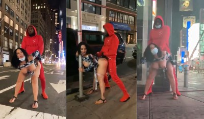 QueenRogue – Time Square Adventure With King Nasir