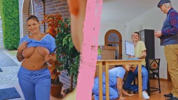 Sneaky Senior Semen Sampling Shoe-Sniffer