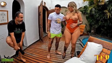 DP With Big Booty Brazilian Girl