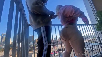 PAWG Getting Fucked on Balcony