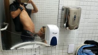 Wanessa In The Airport Bathroom