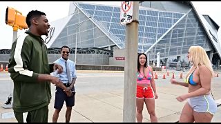 3 big asses Vs 2 Atlanta guys