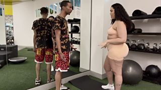 Gem Jewels Rides A BBC After A Gym Workout